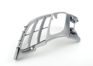 NEW GENUINE PORSCHE 997 C4 09-12 FRONT BUMPER TITANIUM METALLIC GRILLE RIGHT O/S 997505564059B1