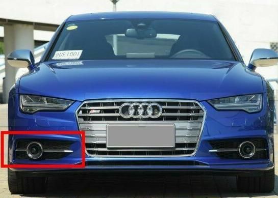 NEW GENUINE AUDI S7 FRONT BUMPER LOWER RIGHT O/S AIR GUIDE GRILLE 4G8807648J9B9 - Image 3