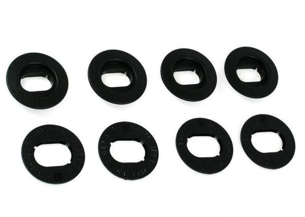 NEW GENUINE VOLKSWAGEN FLOOR MATS BRACKET BLACK COVER CAPS SET 3D0898501BB41 - Image 5