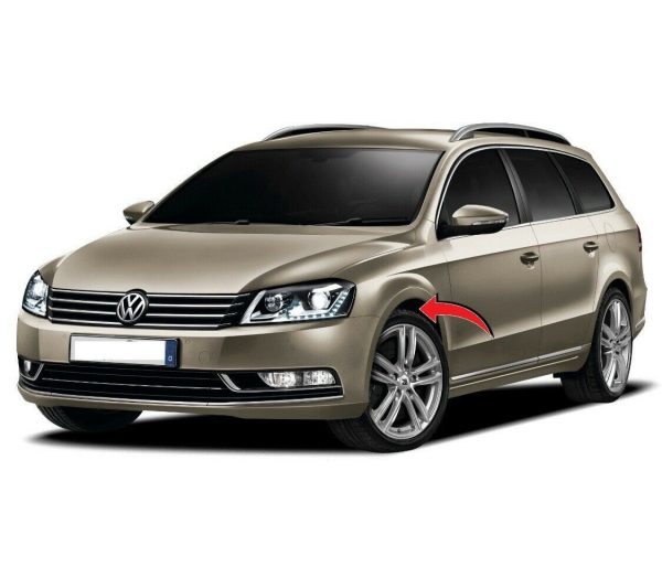 NEW GENUINE VOLKSWAGEN VW PASSAT B7 FRONT MUD GUARD SPLASH LEFT N/S 3AA805977 - Image 2