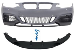 Front Bumper Spoiler Lip suitable for BMW 2 Series F22/F23 (2013-) Coupe Cabrio M-Performance Design