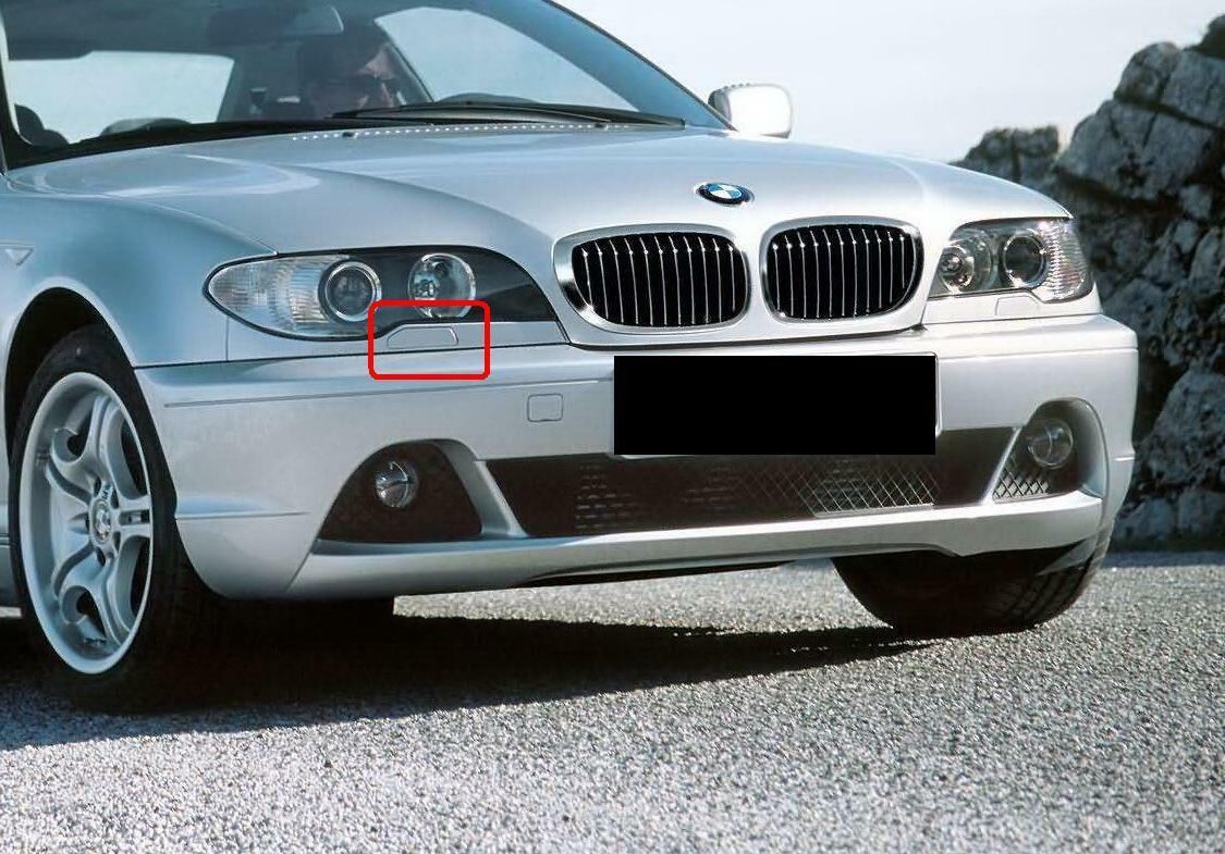 BMW NEW GENUINE E46 3 COUPE CABRIO 03-07 O/S RIGHT WASHER COVER CAP 61677069428 - Image 2