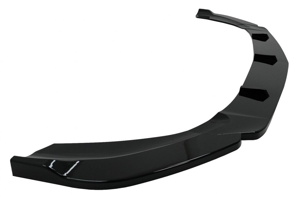 Front Bumper Spoiler Lip suitable for Mercedes A-Class W177 V177 Sport-Line / A35 (2018-Up) Piano Black - Image 6