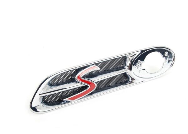 NEW GENUINE MINI R52 S R53 S WING FENDER SIDE MARKER CHROME TRIM LEFT N/S 51137114733 - Image 4
