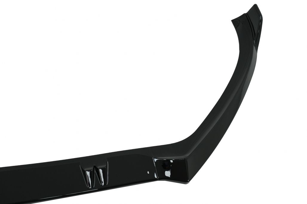 Front Bumper Add-On Spoiler Lip suitable for Audi A4 B8.5 Facelift (2012-2015) Sedan Avant Piano Black - Image 5