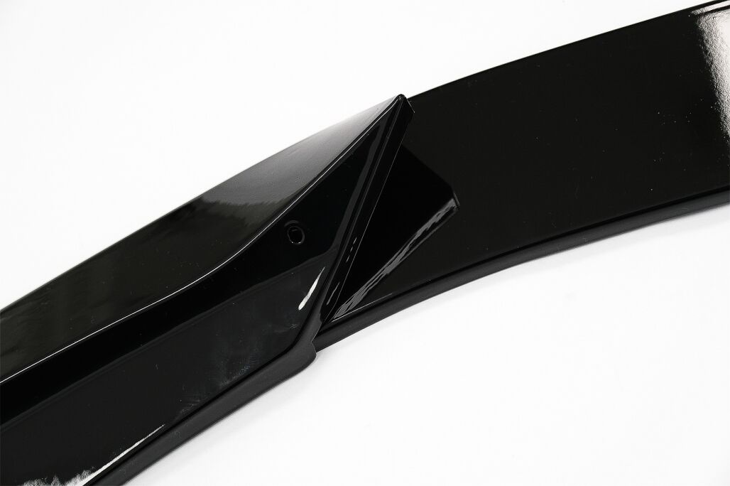 Front Bumper Spoiler Lip suitable for BMW X1 SUV F48 Pre-LCI (2015-2019) Piano Black - Image 9