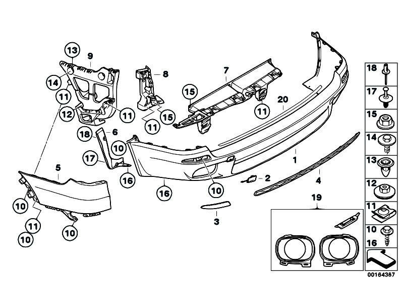 NEW GENUINE BMW X5 E70 07-10 REAR M SPORT BUMPER LOWER CENTRE GRILL 51128037071 - Image 2