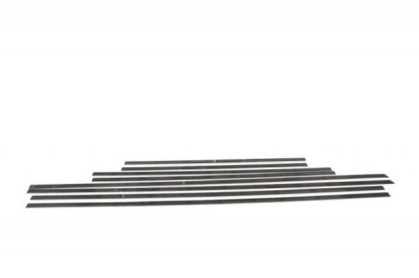 Door Moldings Strips Brushed Aluminum with Side Decals Sticker Vinyl Dark Grey for MERCEDES G-class W463 (1989-2015) - Image 5