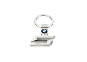 NEW GENUINE BMW 5 SERIES CHROME KEY RING FOB 80272454651
