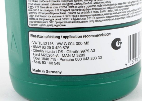 NEW GENUINE BMW MINI HYDRAULIC POWER STEERING FLUID CHF 11S 1000 ML 83290429576 - Image 5