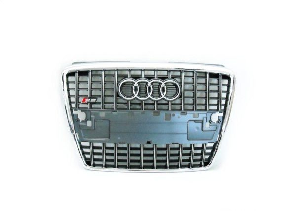 NEW GENUINE AUDI A8/S8 FRONT GRILLE ASSEMBLY - PLATINUM GREY 4E0853651AL1RR - Image 3