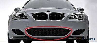 NEW GENUINE BMW 5 SERIES E60 E61 M5 FRONT BUMPER LOWER GRILL GRID BLACK 51117895739 - Image 2
