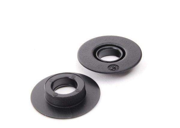 NEW GENUINE VOLKSWAGEN FLOOR MATS BRACKET BLACK COVER CAPS SET 3D0898501BB41 - Image 3