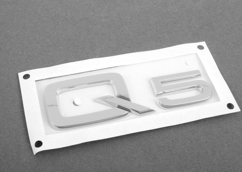 NEW GENUINE AUDI Q5 2009-2017 REAR TRUNK LID Q5 CHROME BADGE EMBLEM 8R08537412ZZ