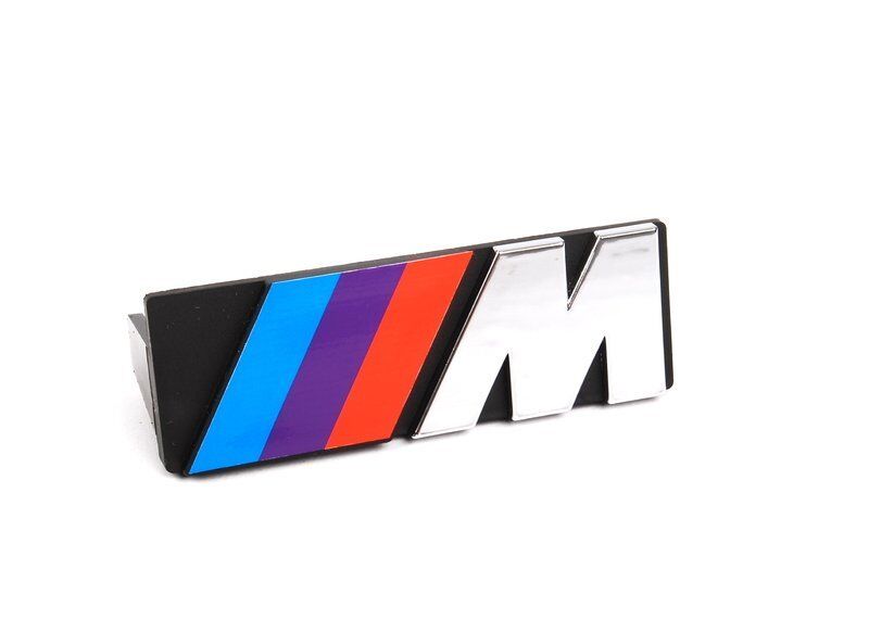 NEW GENUINE BMW E21 E12 E28 E24 E32 E34 FRONT GRILLE M BADGE LOGO EMBLEM 51141884015 - Image 2