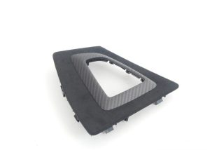 BMW NEW GENUINE F20 F22 M PERFORMANCE GEARSHIFT TRIM COVER ALCANTARA CARBON LHD 51162343739
