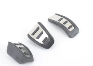 NEW GENUINE AUDI A4 A5 STAINLESS STEEL PEDAL COVERS SET MANUAL LHD 8K1064200