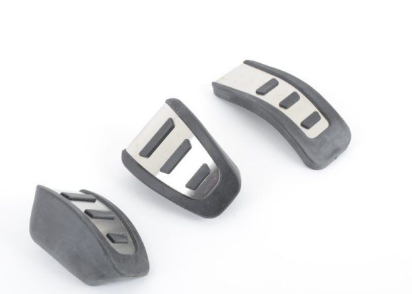 NEW GENUINE AUDI A4 A5 STAINLESS STEEL PEDAL COVERS SET MANUAL LHD 8K1064200