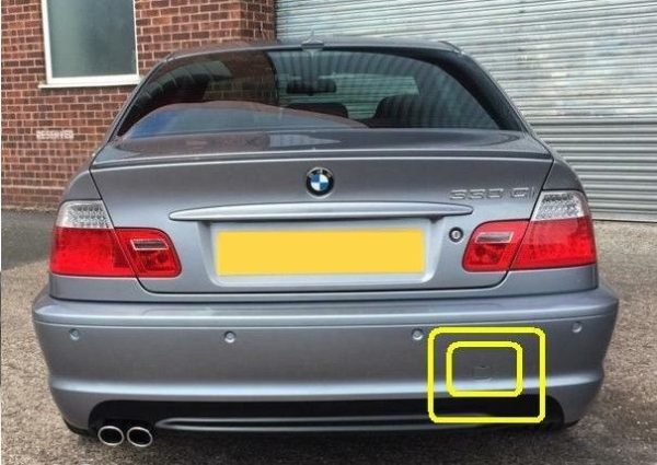 GENUINE M SPORT REAR BUMPOER TOW HOOK EYE COVER For BMW E46 COUPE CABRIO - Image 2