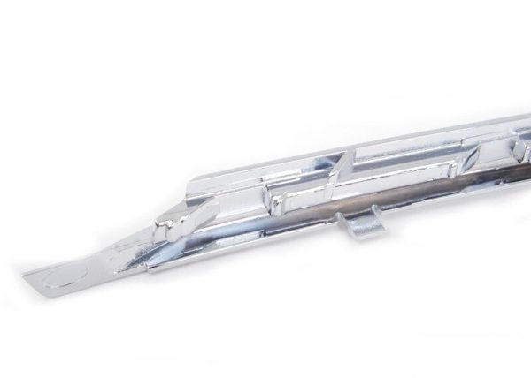 BMW GENUINE 5 E39 SINCE 2000/09 FRONT BUMPER MOLDING COVER STRIP CHROME LEFT N/S 51117005971 - Image 5
