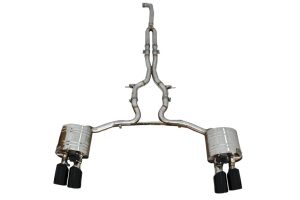 Complete Exhaust System suitable for Porsche Panamera II 971 (2017-Up) Turbocharged 3.0 L V6 Petrol Engine with Valvetronic
