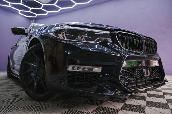 Side Skirts Extension suitable for BMW 5 Series G30 Limousine G31 Touring (2017-up) M Design Piano Black - Image 17