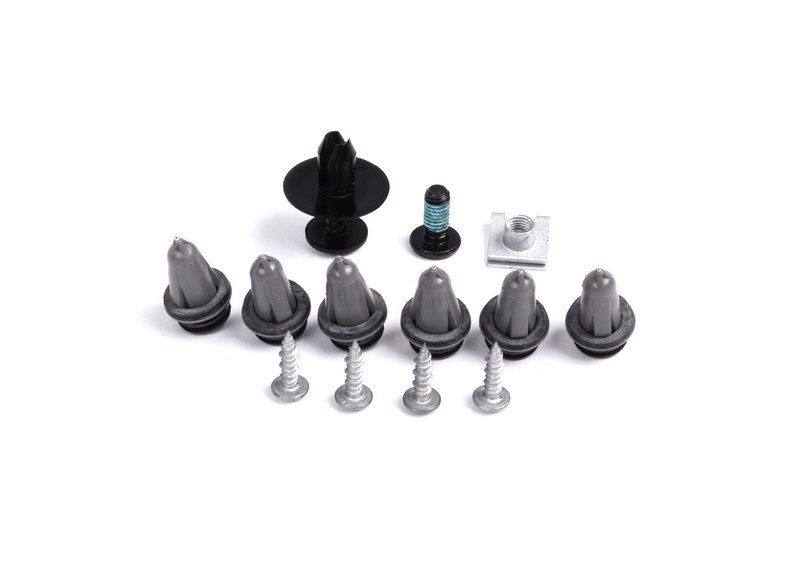 MINI NEW OEM R55 R56 R57 R58 R59 JCW S AIR INTAKE BONNET SCOOP SCREW FULL SET 51132757697
