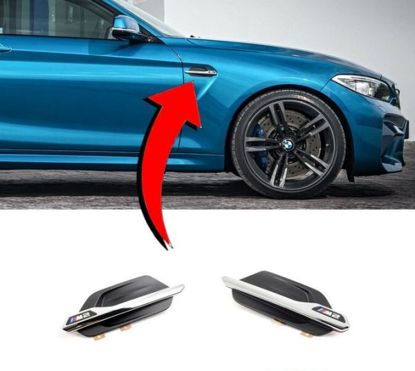 NEW GENUINE BMW 2 SERIES F87 M SPORT SIDE WING TRIM GRILLS PAIR SET N/S + O/S 51138062197 + 51138062198 - Image 6