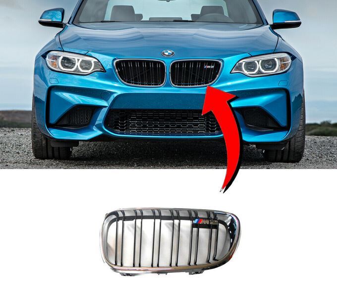 NEW GENUINE BMW 2 SERIES F87 M SPORT KIDNEY GRILL LEFT N/S 51138064143 - Image 4