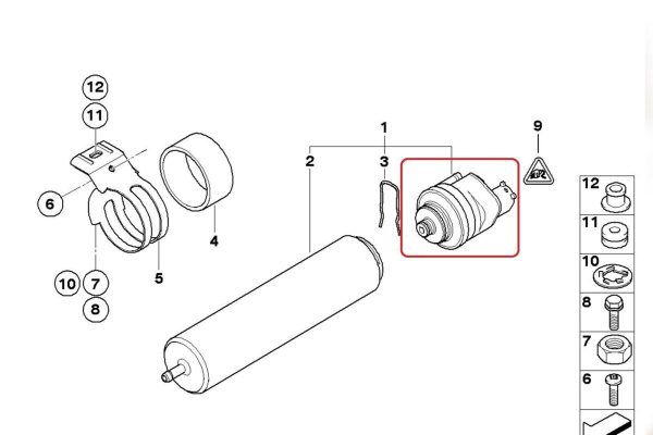 NEW GENUINE BMW 5 SERIES E60 E61 LCI X3 E83 N47 2L DIESEL FUEL FILTER HEATER 13328572519 - Image 2