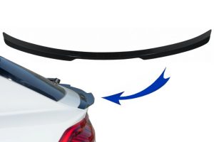 Trunk Spoiler suitable for Audi Q8 SUV (2018-up) Sport Design Piano Black