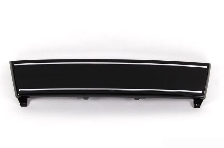 NEW GENUINE AUDI A4 08-12 FRONT GRILL NUMBER PLATE FILLER DELETE GLOSS BLACK 8K0807287T94 - Image 2