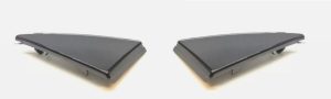 NEW GENUINE VW POLO GTI 15-17 FRONT BUMPER LOWER CORNER TRIMS SET LEFT+RIGHT