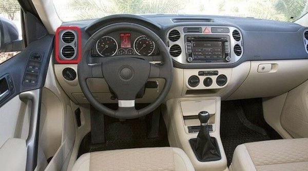 NEW GENUINE VW TIGUAN 2007-2011 DASHBOARD AIR FLOW VENT LEFT N/S 5N0819703AXVZ - Image 4