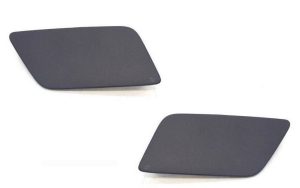 NEW GENUINE AUDI Q3 12-18 FRONT BUMPER HEADLIGHT WASHER COVER CAP LEFT RIGHT SET