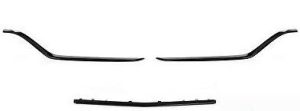 NEW GENUINE MERCEDES C63 W205 AMG FRONT BUMPER CENTER LEFT RIGHT MOLDING SET