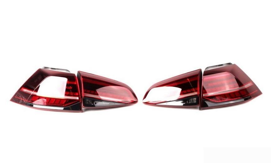 NEW GENUINE VW GOLF MK7 FACELIFT 2017-2018 REAR LED TAIL LIGHTS LEFT RIGHT SET