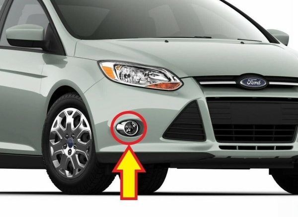 NEW GENUINE FORD FOCUS 11-15 FRONT BUMPER FOG LIGHT CHROME COVER FRAME RIGHT O/S 1694984 - Image 4