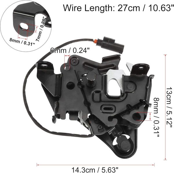BMW NEW GENUINE F10 F11 F07 F12 F13 F06 F01 HOOD LEFT N/S LOCK LATCH 51237206453 - Image 3