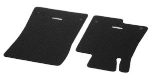 NEW GENUINE MERCEDES MB SLK CLASS W171 BLACK RIBBED CARPET FLOOR MAT SET LHD B66360377