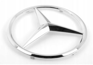 NEW GENUINE MERCEDES-BENZ MB A B C R ML SL SLK FRONT GRILL CHROME STAR BADGE A0008171016