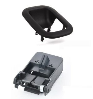 NEW GENUINE MINI COOPER R50 R52 R53 REAR SEAT LATCH CONTROL WITH COVER SET