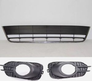 NEW GENUINE VW TIGUAN 12-16 FRONT CENTER LOWER GRILL SET
