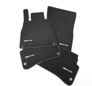 NEW GENUINE MERCEDES BENZ S CLASS W222 AMG BLACK VELOUR CARPET MAT SET LHD A22268057049F87