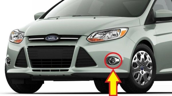 NEW GENUINE FORD FOCUS 11-15 FRONT BUMPER FOG LIGHT CHROME COVER FRAME LEFT N/S 1694986 - Image 5