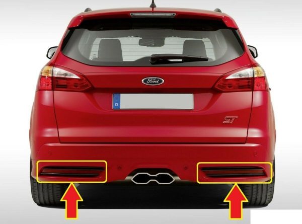 NEW GENUINE FORD FOCUS ST ESTATE 12- REAR BUMPER LOWER INSERT TRIM LEFT RIGHT 1779091+1779088 - Image 5