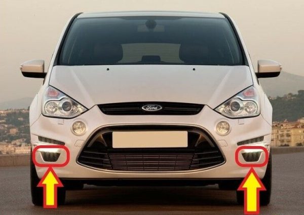 NEW GENUINE FORD S-MAX 10-15 FRONT BUMPER LOWER COVER GRILL LEFT RIGHT PAIR SET 1701543+1701542 - Image 5