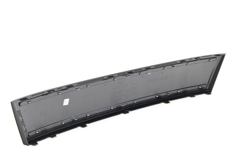 NEW GENUINE AUDI Q7 07-16 FRONT GRILL NUMBER PLATE FILLER DELETE BLACK 4L08072873FZ - Image 2