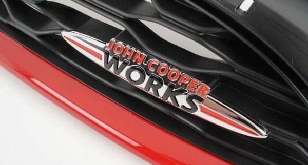 MINI NEW GENUINE F55 F56 F57 JCW FRONT UPPER GRILL + TRIM SURROUND GLOSS BLACK - Image 5