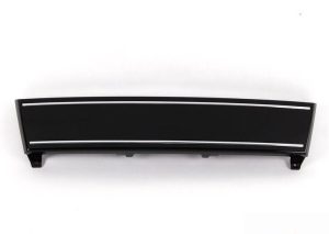 NEW GENUINE AUDI A4 08-12 FRONT GRILL NUMBER PLATE FILLER DELETE GLOSS BLACK 8K0807287T94